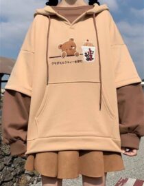 Bear Pocket Oversize Hoodie – ฮู้ดดี้หมีกระเป๋าหน้า