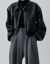 Cropped Utility Jacket – แจ็คเก็ตสั้นสไตล์ Utility